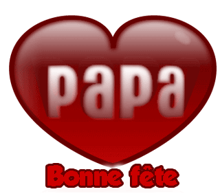 bonne fête papa coeur